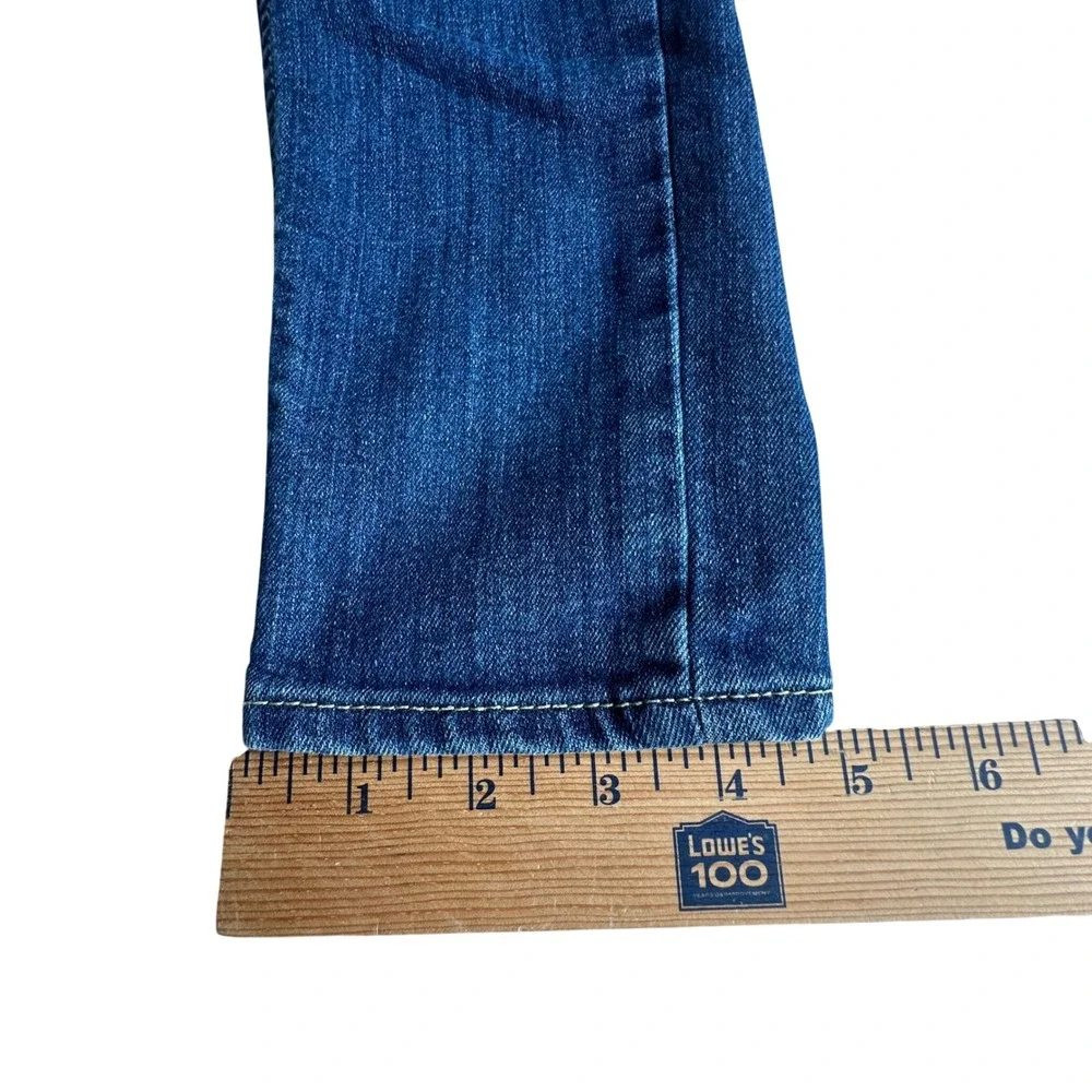 Levi's Girl's Blue Jean's, Size 7R‎ Adjustable Waist, Zip, Skinny, Medium Wash